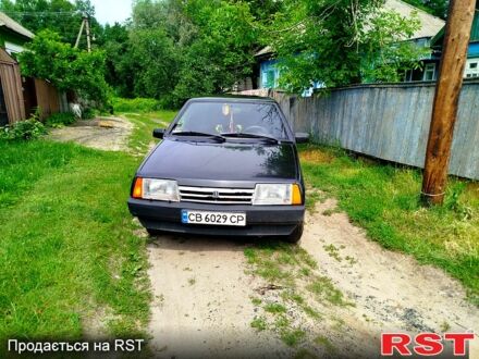 Черный ВАЗ 21099, объемом двигателя 1.5 л и пробегом 150 тыс. км за 1200 $, фото 1 на Automoto.ua