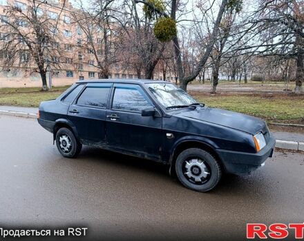 Черный ВАЗ 21099, объемом двигателя 1.5 л и пробегом 204 тыс. км за 850 $, фото 1 на Automoto.ua