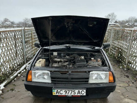 Черный ВАЗ 21099, объемом двигателя 1.5 л и пробегом 264 тыс. км за 1700 $, фото 1 на Automoto.ua