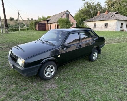 Черный ВАЗ 21099, объемом двигателя 1.5 л и пробегом 119 тыс. км за 1499 $, фото 1 на Automoto.ua