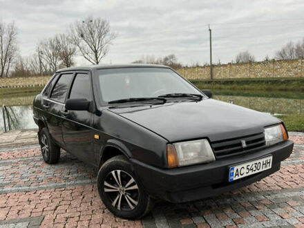 Черный ВАЗ 21099, объемом двигателя 1.5 л и пробегом 150 тыс. км за 2850 $, фото 1 на Automoto.ua
