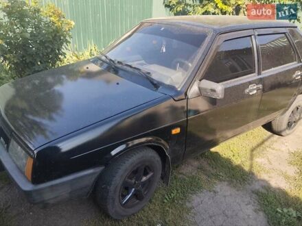 Черный ВАЗ 21099, объемом двигателя 1.5 л и пробегом 217 тыс. км за 2500 $, фото 1 на Automoto.ua