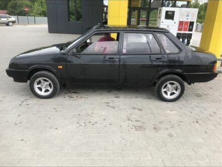 Черный ВАЗ 21099, объемом двигателя 1.5 л и пробегом 192 тыс. км за 2200 $, фото 1 на Automoto.ua