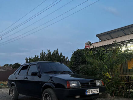 Черный ВАЗ 21099, объемом двигателя 1.5 л и пробегом 210 тыс. км за 2200 $, фото 1 на Automoto.ua