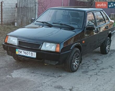 Черный ВАЗ 21099, объемом двигателя 1.5 л и пробегом 293 тыс. км за 1000 $, фото 1 на Automoto.ua