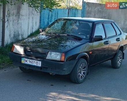 Черный ВАЗ 21099, объемом двигателя 1.5 л и пробегом 93 тыс. км за 1100 $, фото 1 на Automoto.ua