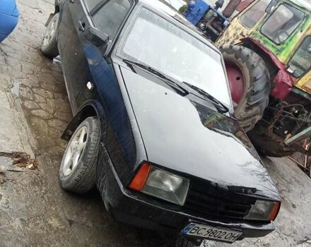 Черный ВАЗ 21099, объемом двигателя 1.5 л и пробегом 256 тыс. км за 1100 $, фото 1 на Automoto.ua