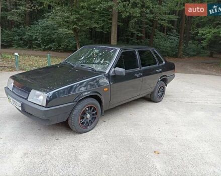 Черный ВАЗ 21099, объемом двигателя 1.5 л и пробегом 262 тыс. км за 1450 $, фото 1 на Automoto.ua