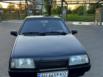 Черный ВАЗ 21099, объемом двигателя 1.5 л и пробегом 10 тыс. км за 1100 $, фото 1 на Automoto.ua