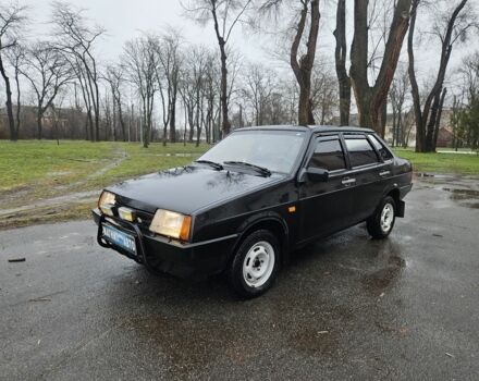 Черный ВАЗ 21099, объемом двигателя 1.5 л и пробегом 155 тыс. км за 2400 $, фото 1 на Automoto.ua