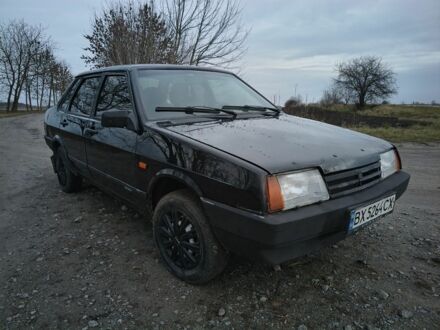 Черный ВАЗ 21099, объемом двигателя 1.5 л и пробегом 180 тыс. км за 1000 $, фото 1 на Automoto.ua