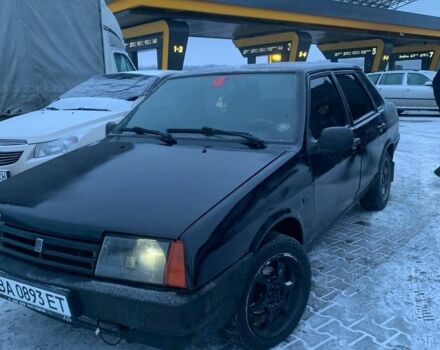 Черный ВАЗ 21099, объемом двигателя 1.5 л и пробегом 100 тыс. км за 2100 $, фото 1 на Automoto.ua
