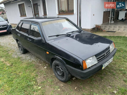 Черный ВАЗ 21099, объемом двигателя 1.6 л и пробегом 138 тыс. км за 1000 $, фото 1 на Automoto.ua