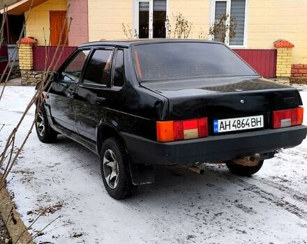 Черный ВАЗ 21099, объемом двигателя 1.5 л и пробегом 1030 тыс. км за 1550 $, фото 1 на Automoto.ua