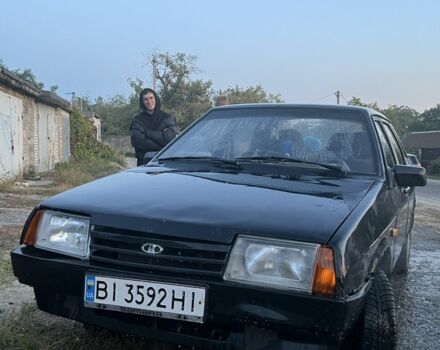 Черный ВАЗ 21099, объемом двигателя 1.5 л и пробегом 100 тыс. км за 725 $, фото 1 на Automoto.ua