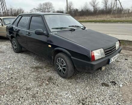 Черный ВАЗ 21099, объемом двигателя 1.5 л и пробегом 156 тыс. км за 1151 $, фото 1 на Automoto.ua