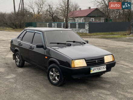 Чорний ВАЗ 21099, об'ємом двигуна 1.5 л та пробігом 124 тис. км за 1750 $, фото 1 на Automoto.ua