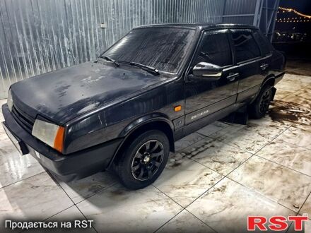 Черный ВАЗ 21099, объемом двигателя 1.5 л и пробегом 180 тыс. км за 1400 $, фото 1 на Automoto.ua