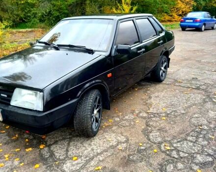 Черный ВАЗ 21099, объемом двигателя 1.6 л и пробегом 160 тыс. км за 1150 $, фото 1 на Automoto.ua