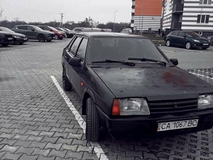 Черный ВАЗ 21099, объемом двигателя 1.6 л и пробегом 164 тыс. км за 1200 $, фото 1 на Automoto.ua
