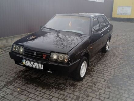 Черный ВАЗ 21099, объемом двигателя 2 л и пробегом 150 тыс. км за 1100 $, фото 1 на Automoto.ua