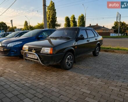 Черный ВАЗ 21099, объемом двигателя 1.6 л и пробегом 173 тыс. км за 2000 $, фото 1 на Automoto.ua