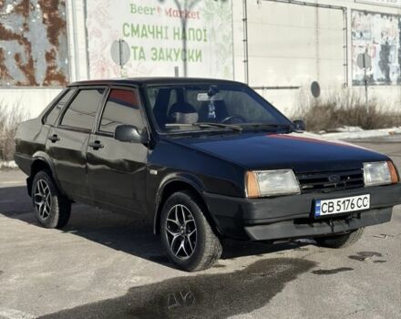Чорний ВАЗ 21099, об'ємом двигуна 1.6 л та пробігом 200 тис. км за 619 $, фото 1 на Automoto.ua