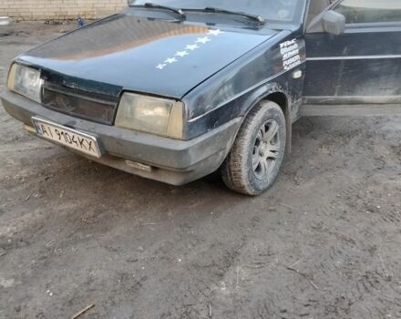 Черный ВАЗ 21099, объемом двигателя 1.6 л и пробегом 1 тыс. км за 750 $, фото 1 на Automoto.ua