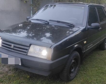 Черный ВАЗ 21099, объемом двигателя 1 л и пробегом 210 тыс. км за 500 $, фото 1 на Automoto.ua