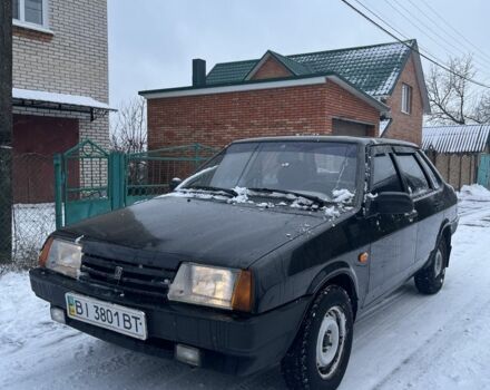 Черный ВАЗ 21099, объемом двигателя 1.6 л и пробегом 200 тыс. км за 1299 $, фото 1 на Automoto.ua