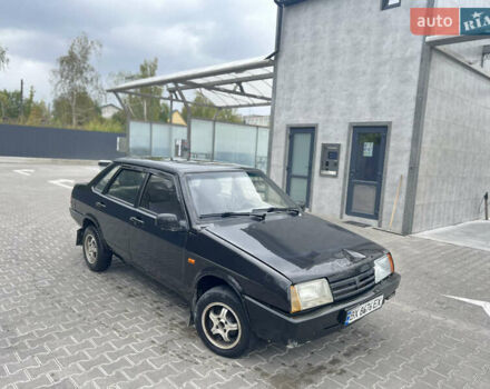 Черный ВАЗ 21099, объемом двигателя 1.6 л и пробегом 400 тыс. км за 1250 $, фото 1 на Automoto.ua