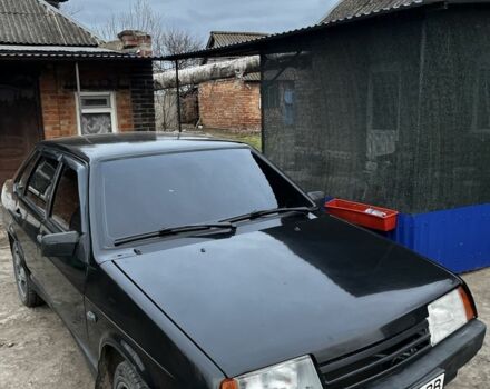 Черный ВАЗ 21099, объемом двигателя 1.6 л и пробегом 220 тыс. км за 2100 $, фото 1 на Automoto.ua