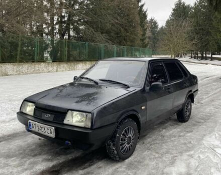 Черный ВАЗ 21099, объемом двигателя 1.6 л и пробегом 270 тыс. км за 1300 $, фото 1 на Automoto.ua