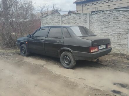 Черный ВАЗ 21099, объемом двигателя 1.6 л и пробегом 200 тыс. км за 1506 $, фото 1 на Automoto.ua