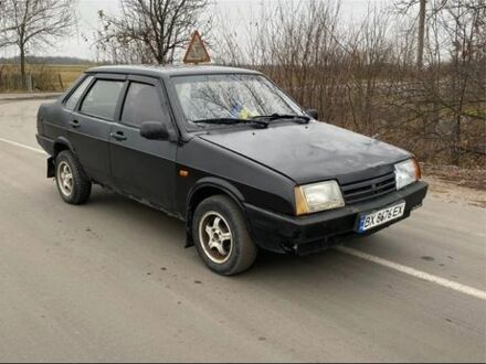 Черный ВАЗ 21099, объемом двигателя 1.6 л и пробегом 200 тыс. км за 1100 $, фото 1 на Automoto.ua