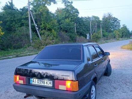 Черный ВАЗ 21099, объемом двигателя 1 л и пробегом 231 тыс. км за 1050 $, фото 1 на Automoto.ua