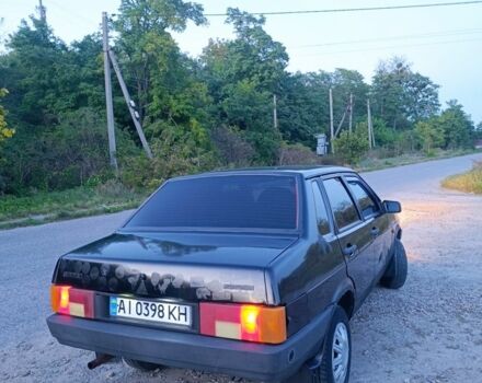 Черный ВАЗ 21099, объемом двигателя 1 л и пробегом 231 тыс. км за 1050 $, фото 1 на Automoto.ua