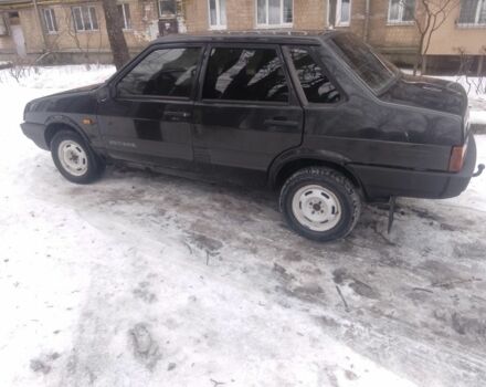 Черный ВАЗ 21099, объемом двигателя 1.6 л и пробегом 200 тыс. км за 1450 $, фото 1 на Automoto.ua
