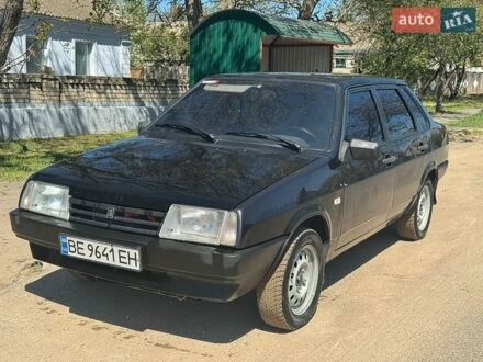 Черный ВАЗ 21099, объемом двигателя 1.6 л и пробегом 200 тыс. км за 2200 $, фото 1 на Automoto.ua