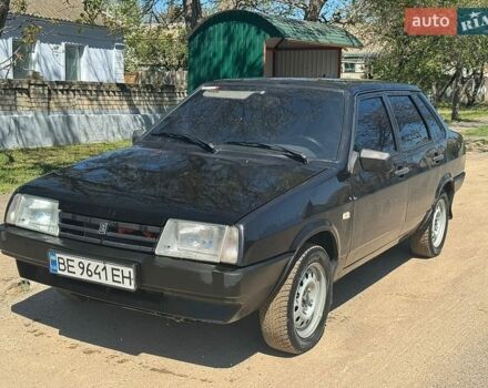 Черный ВАЗ 21099, объемом двигателя 1.6 л и пробегом 200 тыс. км за 2200 $, фото 1 на Automoto.ua