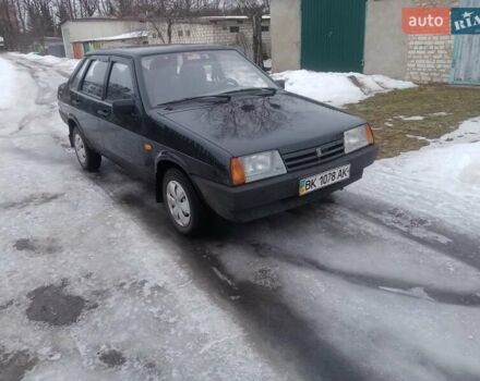 Черный ВАЗ 21099, объемом двигателя 1.6 л и пробегом 153 тыс. км за 1400 $, фото 1 на Automoto.ua