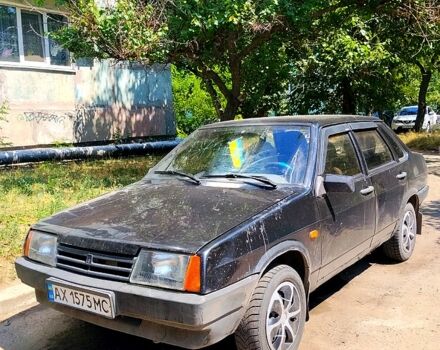 Черный ВАЗ 21099, объемом двигателя 1.6 л и пробегом 145 тыс. км за 1290 $, фото 1 на Automoto.ua