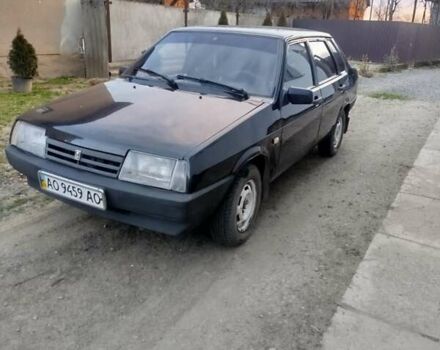 Черный ВАЗ 21099, объемом двигателя 1.6 л и пробегом 211 тыс. км за 2200 $, фото 1 на Automoto.ua