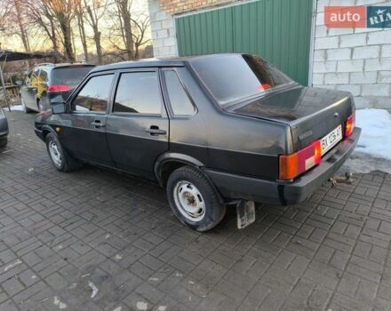 Черный ВАЗ 21099, объемом двигателя 1.6 л и пробегом 290 тыс. км за 1350 $, фото 1 на Automoto.ua