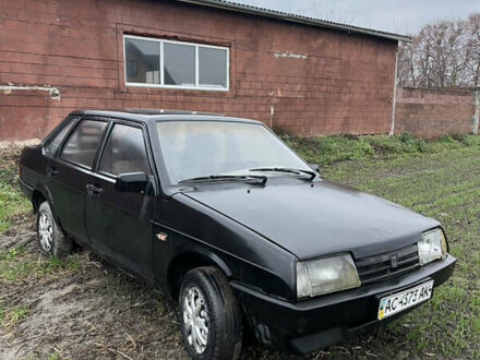 Черный ВАЗ 21099, объемом двигателя 1.6 л и пробегом 70 тыс. км за 950 $, фото 1 на Automoto.ua