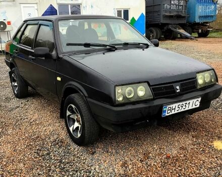 Черный ВАЗ 21099, объемом двигателя 1.6 л и пробегом 150 тыс. км за 1500 $, фото 1 на Automoto.ua