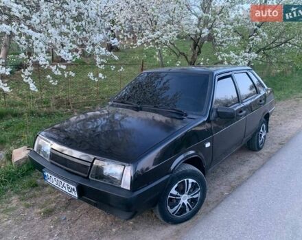Черный ВАЗ 21099, объемом двигателя 1.6 л и пробегом 80 тыс. км за 1750 $, фото 1 на Automoto.ua