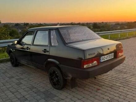 Черный ВАЗ 21099, объемом двигателя 1.6 л и пробегом 200 тыс. км за 1800 $, фото 1 на Automoto.ua