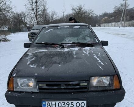 Черный ВАЗ 21099, объемом двигателя 1.6 л и пробегом 279 тыс. км за 1400 $, фото 1 на Automoto.ua