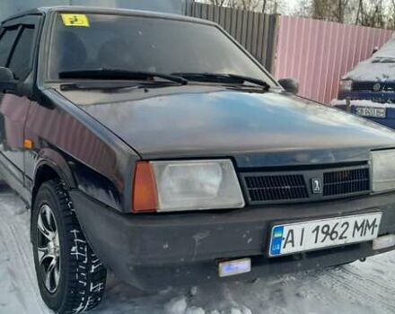 Черный ВАЗ 21099, объемом двигателя 1.6 л и пробегом 215 тыс. км за 2250 $, фото 1 на Automoto.ua